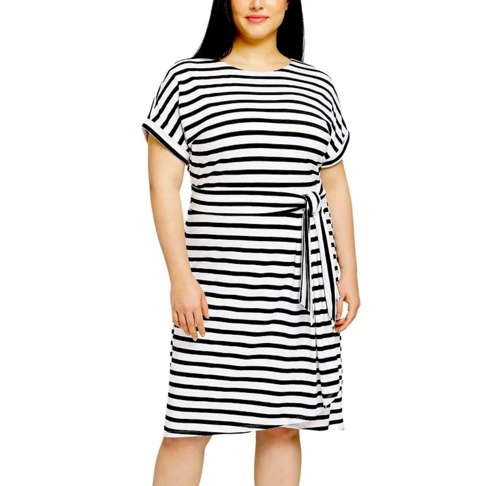 Chaos ladies striped dress small new with tags
